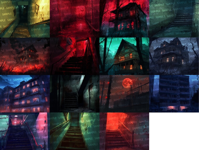 【背景150枚】ホラー風_2