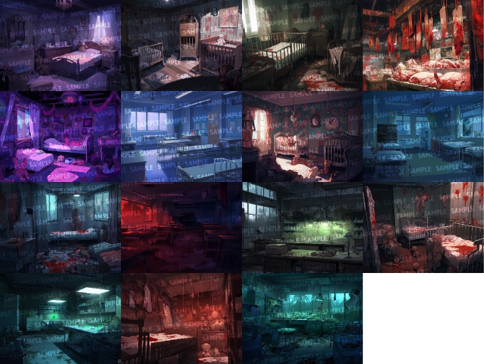 【背景150枚】ホラー風_4