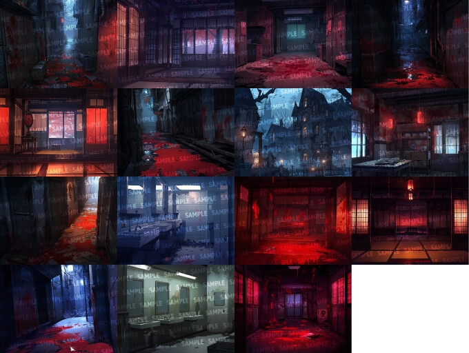 【背景150枚】ホラー風_9