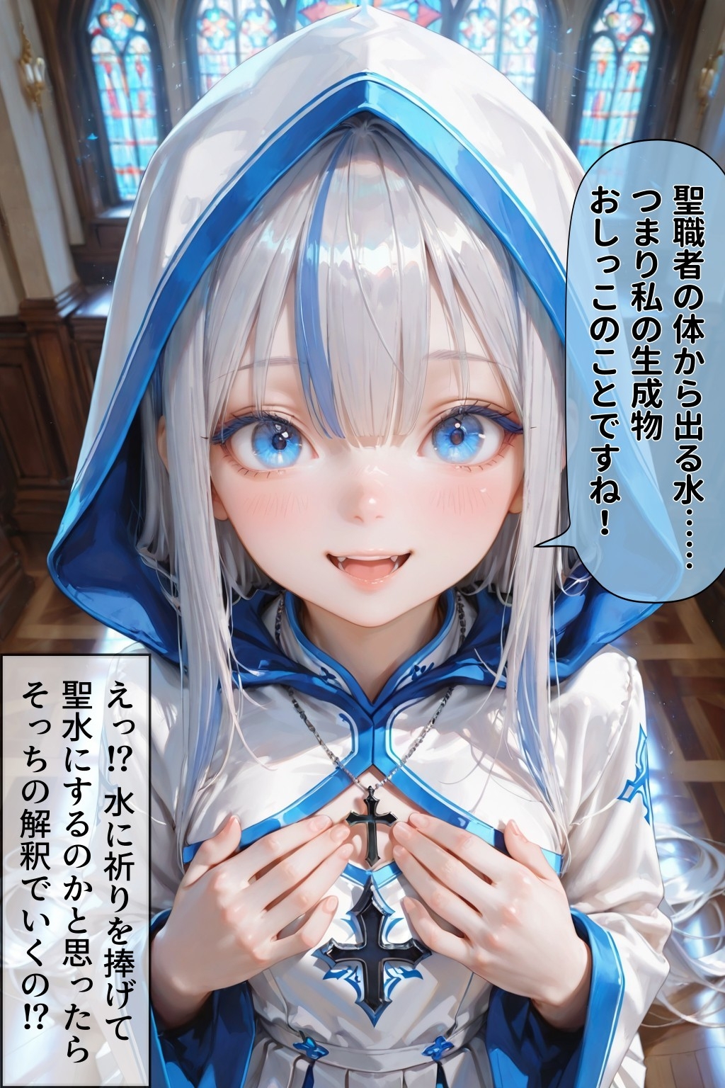 聖女ちゃんの勘違い神託 クラリス編(1) ～聖水配布と幹部奉仕～【おしっこ/アナル/中出し】【HS48】Vol.01_5