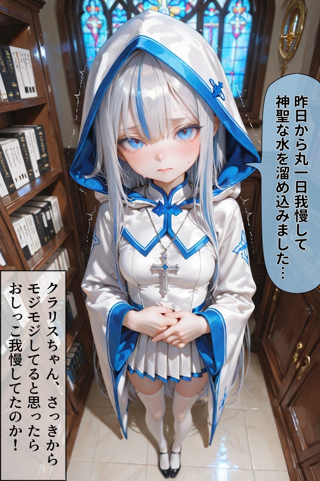 聖女ちゃんの勘違い神託 クラリス編(1) ～聖水配布と幹部奉仕～【おしっこ/アナル/中出し】【HS48】Vol.01_6