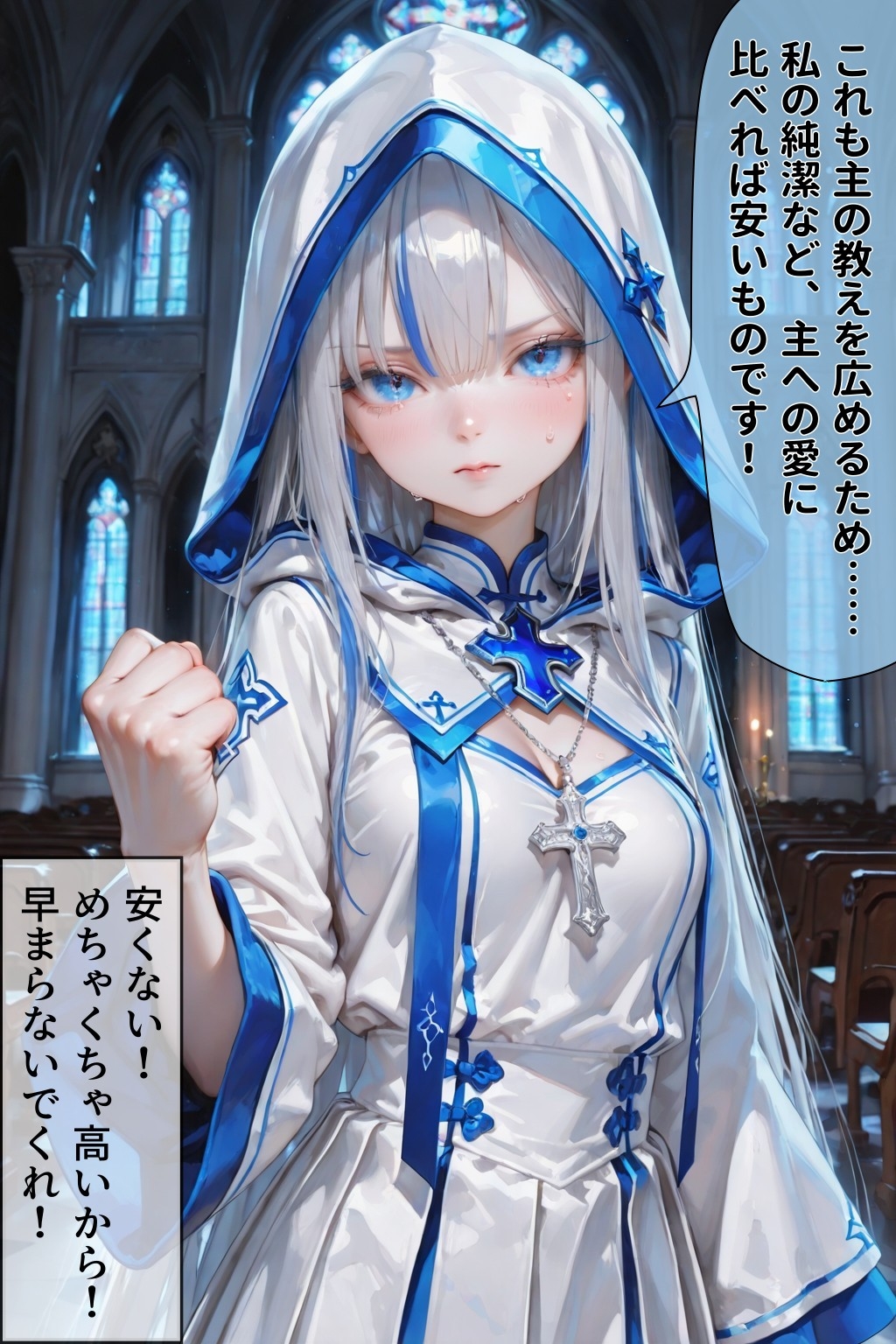 聖女ちゃんの勘違い神託 クラリス編(1) ～聖水配布と幹部奉仕～【おしっこ/アナル/中出し】【HS48】Vol.01_7