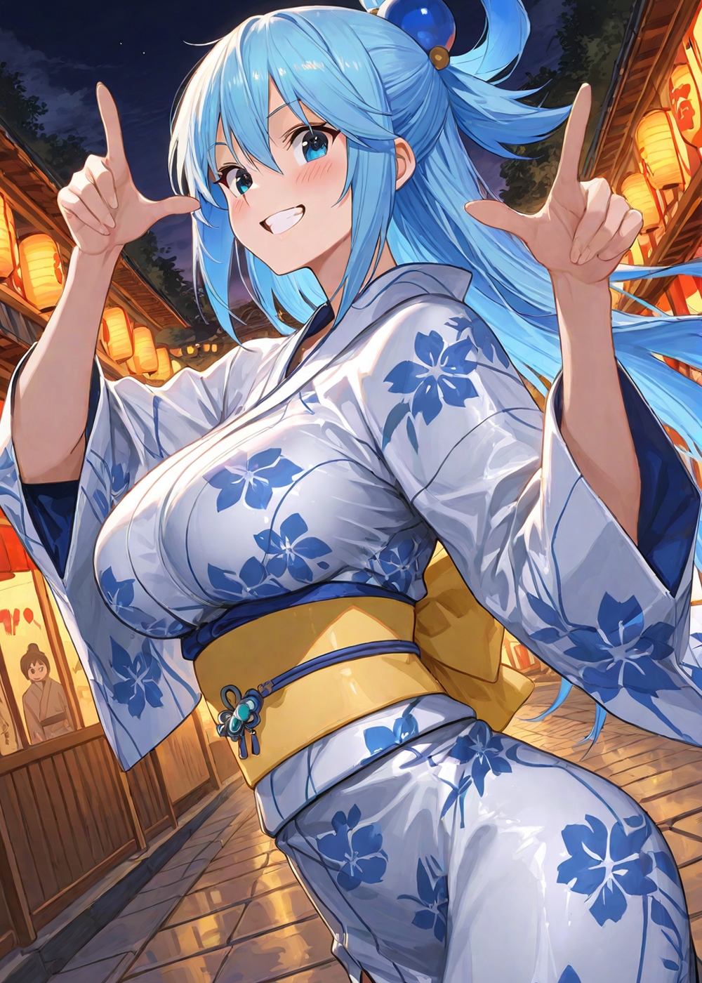 【この素晴らしい世界に祝福を！】寝落ちアクアにイタズラから…酒乱中出しSEX_1