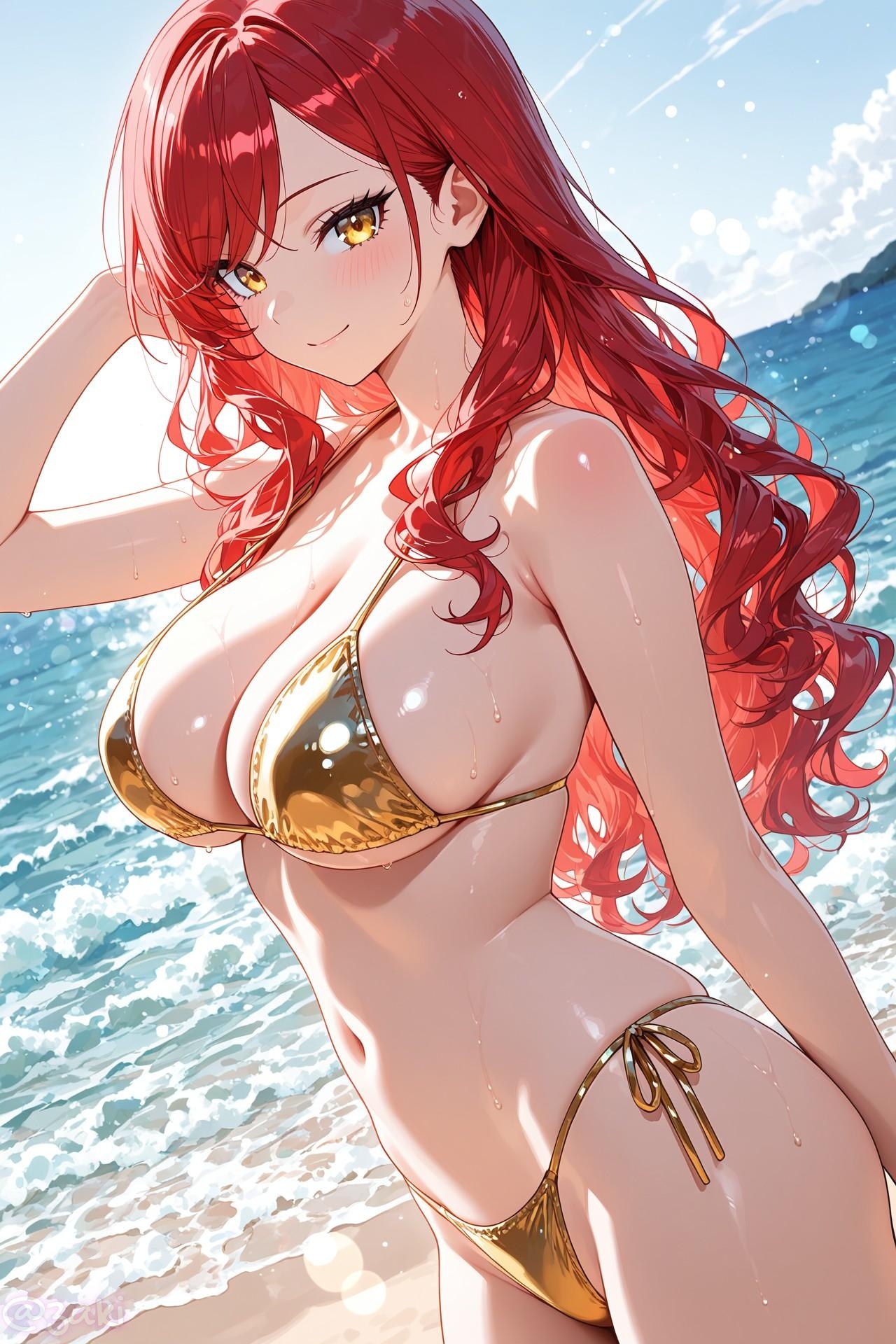 クラスメイトとビーチでイチャイチャ(4)_1