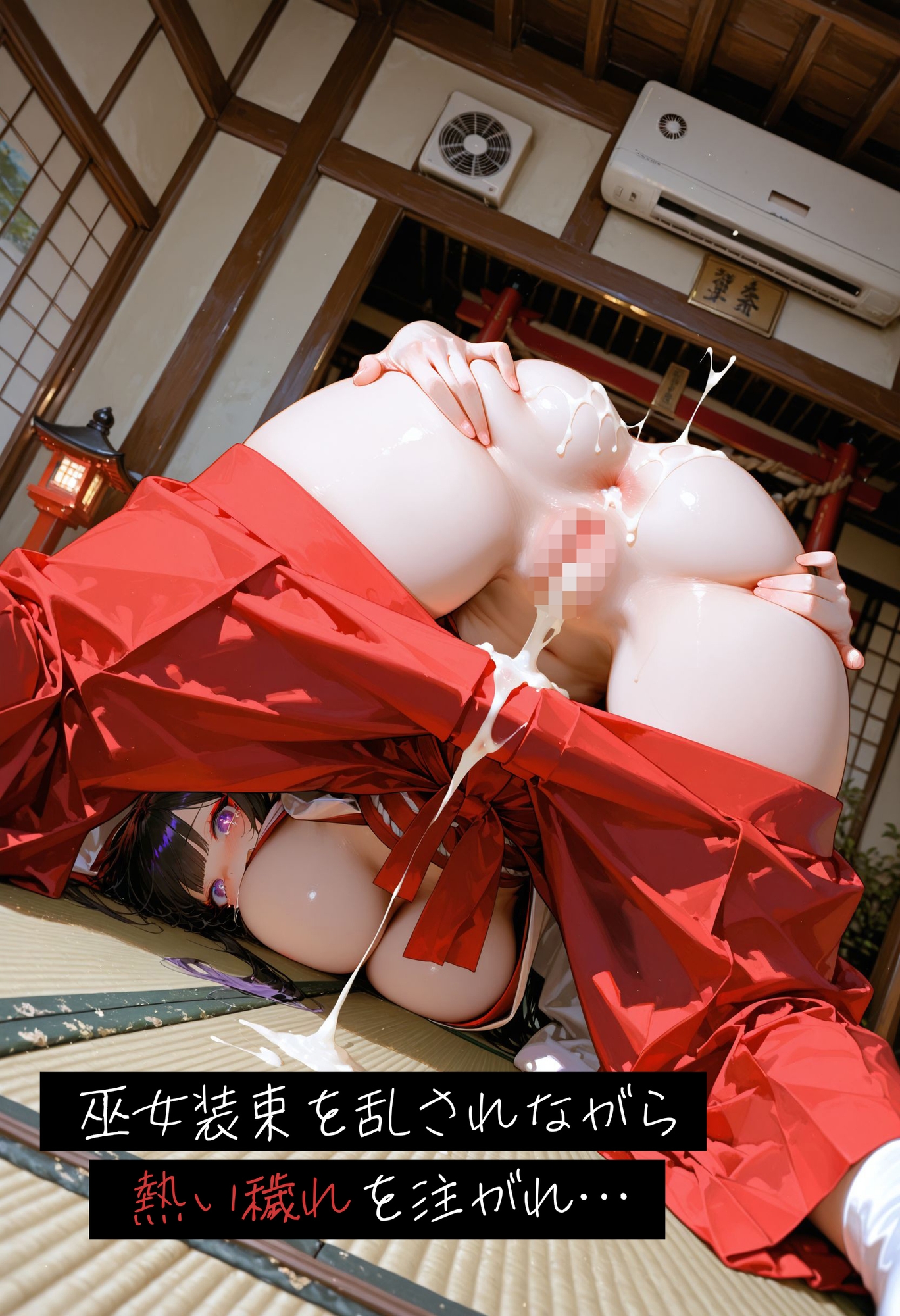 神社巫女の孕み穢れ祓い～子宮で受け止める穢れの精液 画像4