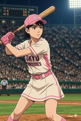 女子プロ野球の闇を暴く為にミニスカ女子プロ野球選手になってパンチラプレイで観客を勃起させる処女刑事