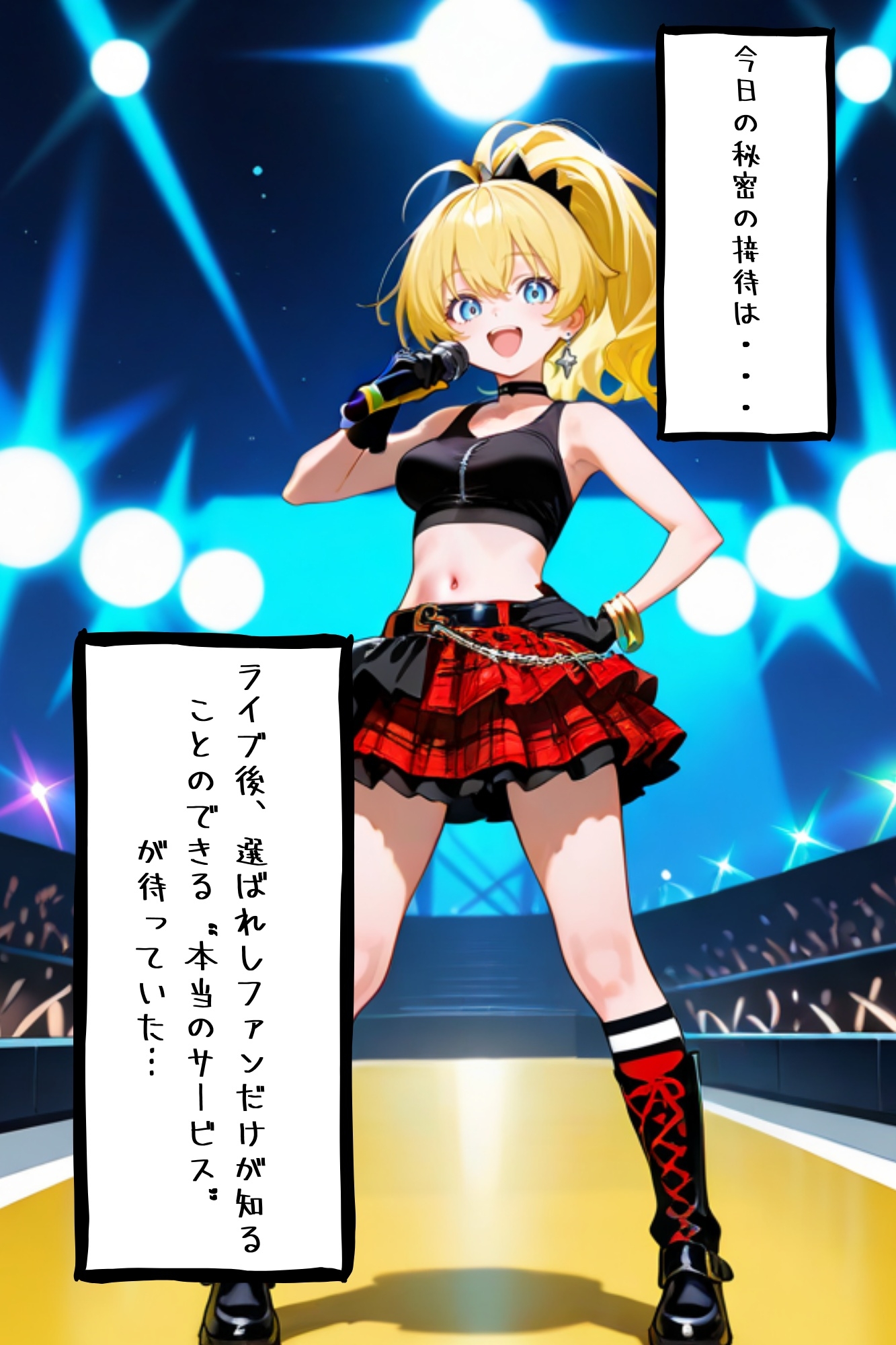 【漫画がアニメ化！】極秘ファンサ・アイドル裏接待 星野ナナ編 画像2