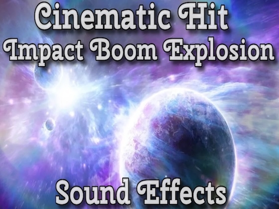 シネマティック ヒット インパクト効果音02 with 低音 Padサウンド！