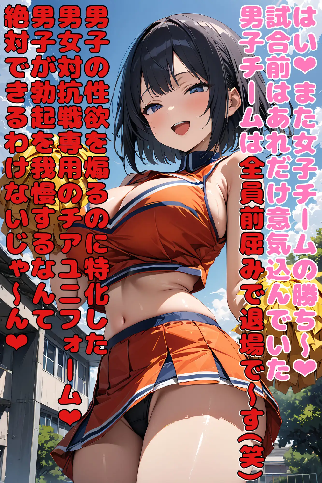 チアガールちゃんの色仕掛けまとめ サンプル画像 3