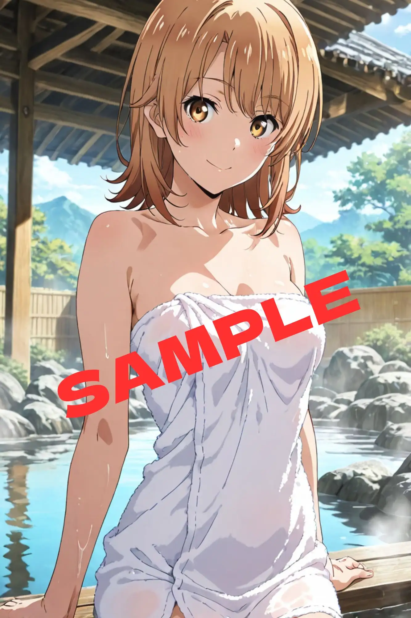 イチャラブ中出し温泉旅行〜やはり俺の青○ラブコメはまちがっている。〜 サンプル画像 7