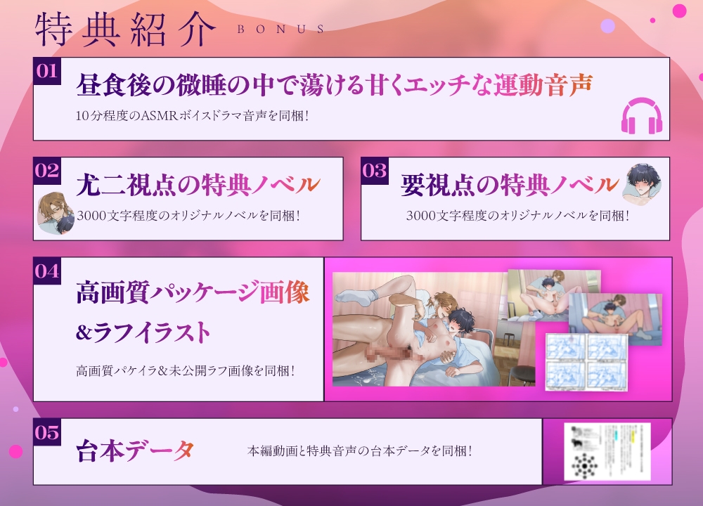 [보건실은 야한 아지트 LIVE2D] 들키면 끝! 외로움 많은 남친의 쾌락 공격에 강한 척하던 츤데레 남자, 결국 무너졌다♡