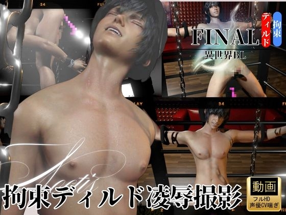 拘束ディルド凌辱-黒髪イケメン王子を監禁撮影―