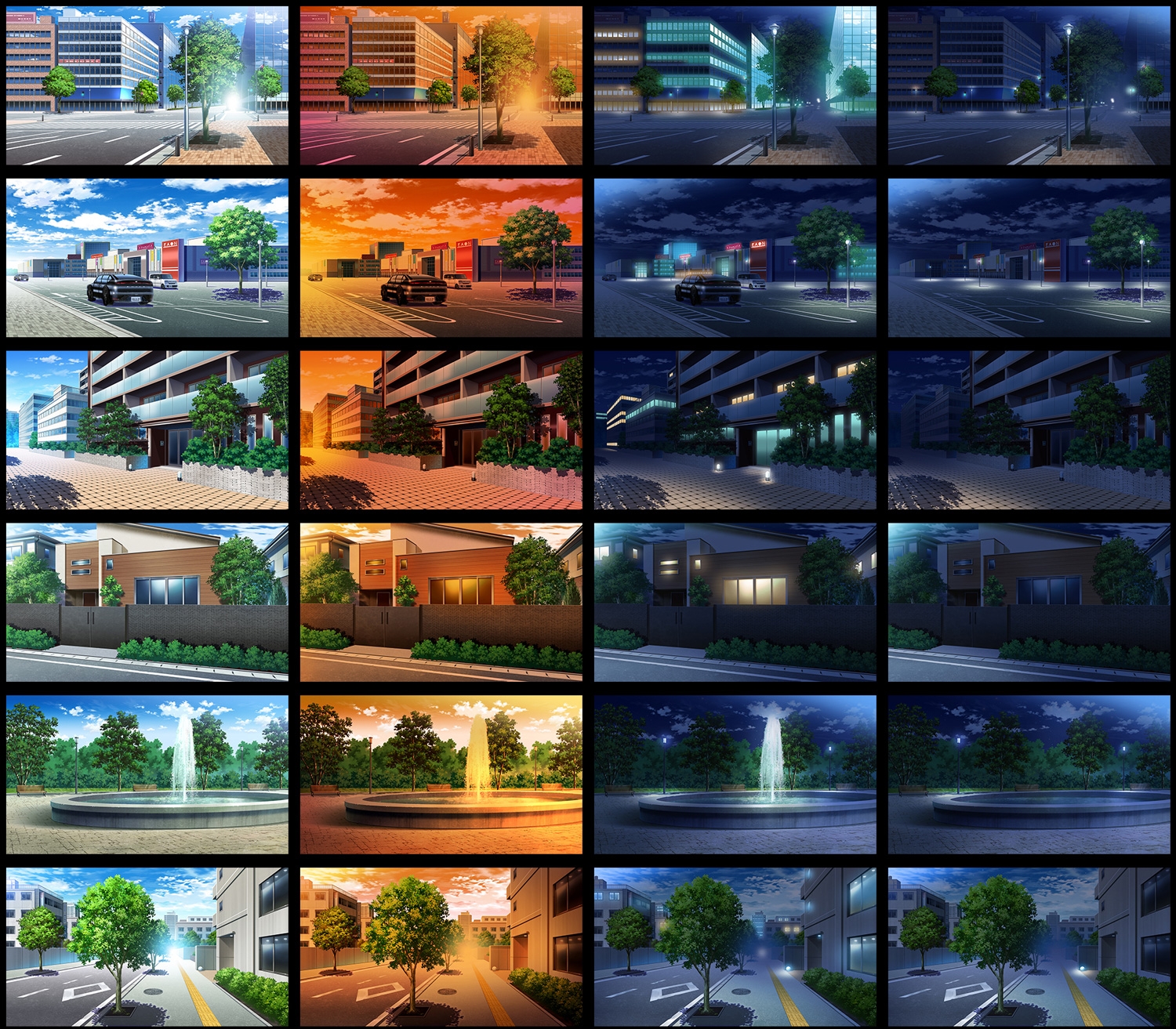 フリー背景素材集『街中編』