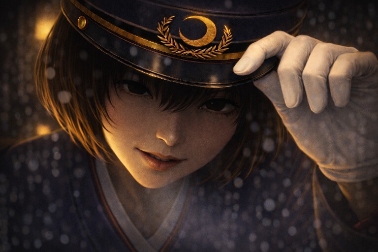 夜光列車×姐さん車掌 雨音に赦される夜