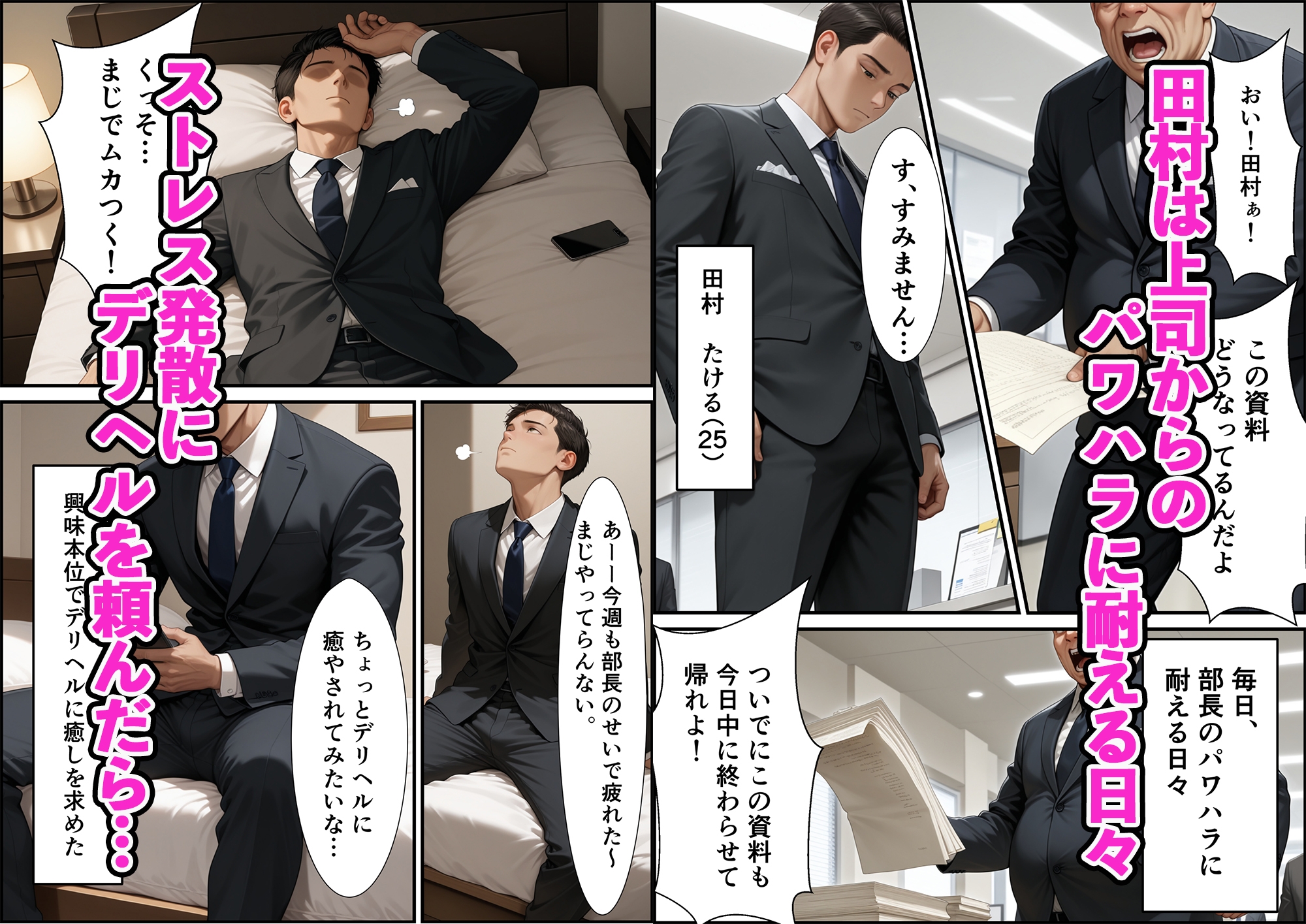 パワハラ上司に支配された奥さんが俺の肉便器どスケべデリヘルになった話_1