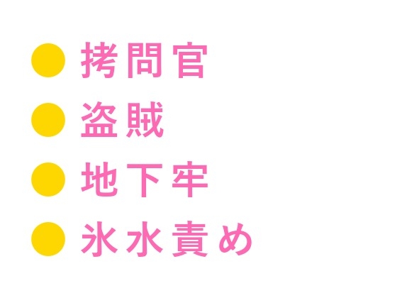 処刑台に送られるはずだったカントの盗賊が「面白い身体をしているな」と国王直属の○問官に地下牢で尋問される話