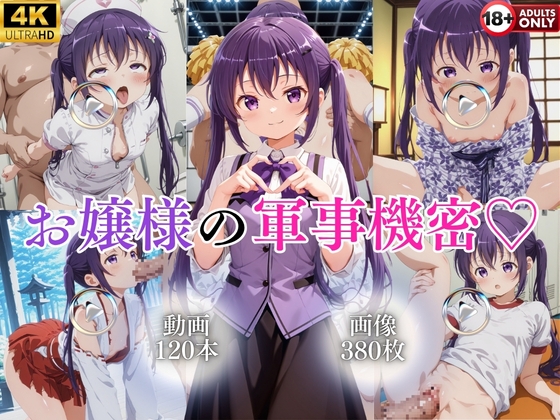 お嬢様の軍事機密【120本+380枚】