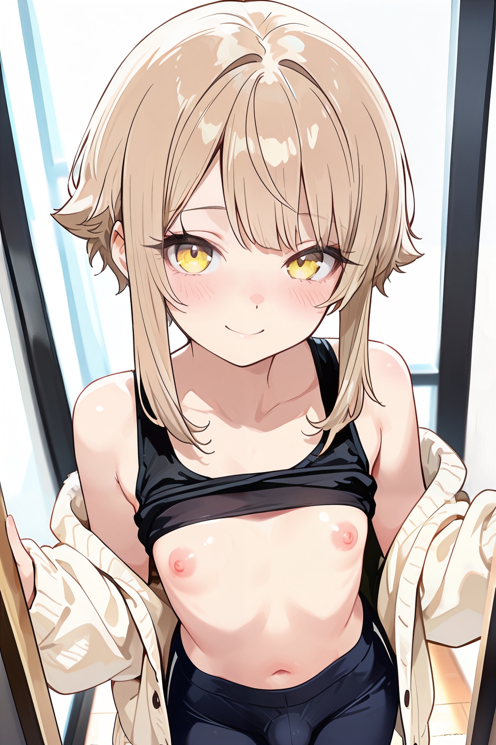 スキニーパンツ 男の娘_1