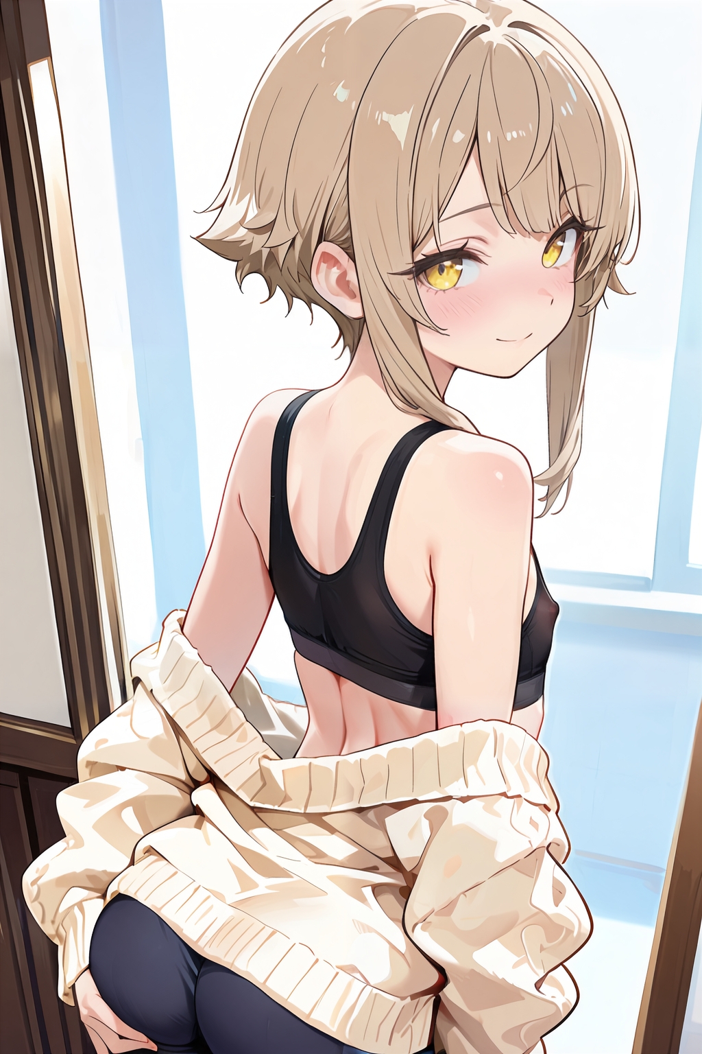 スキニーパンツ 男の娘_2