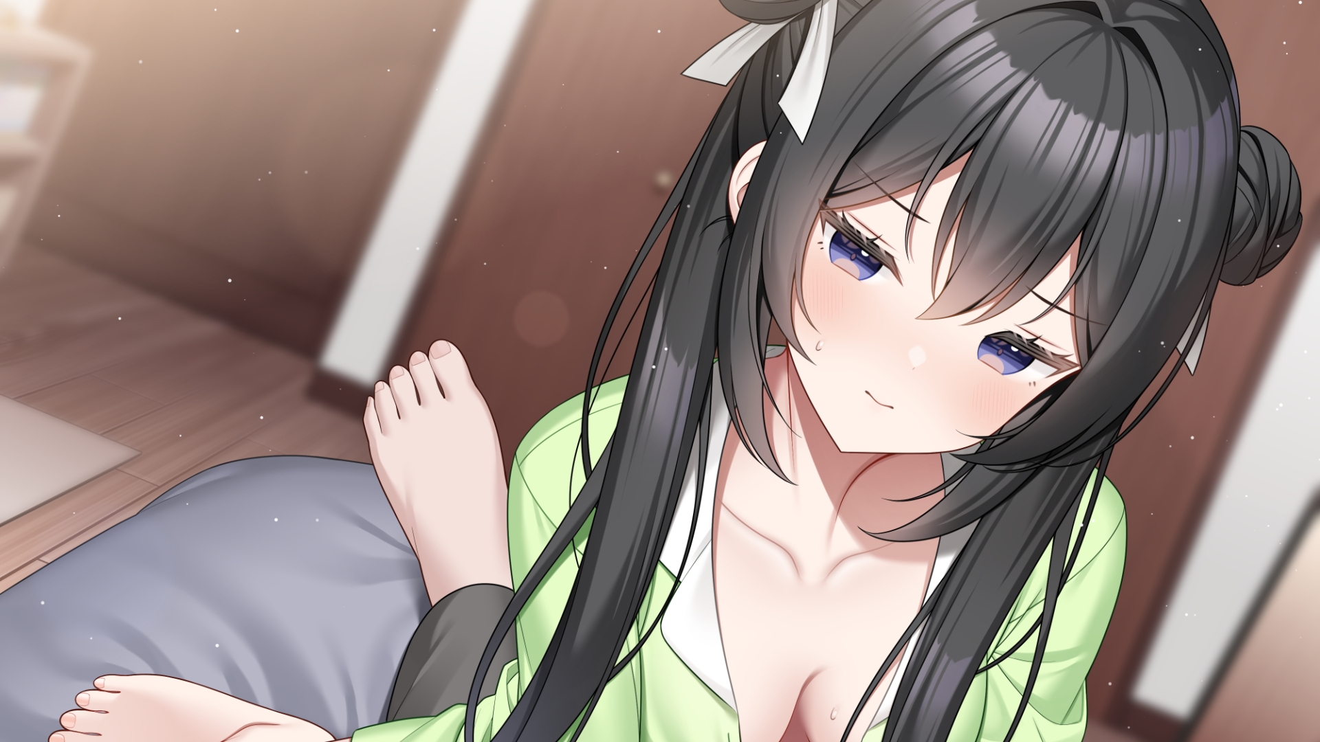 「させて」と誘惑してくる姉を鉄の意志で退けよ！ ～エッチな姉に負けずに眠れ！～【全編ささやき&耳舐め特化】 画像1