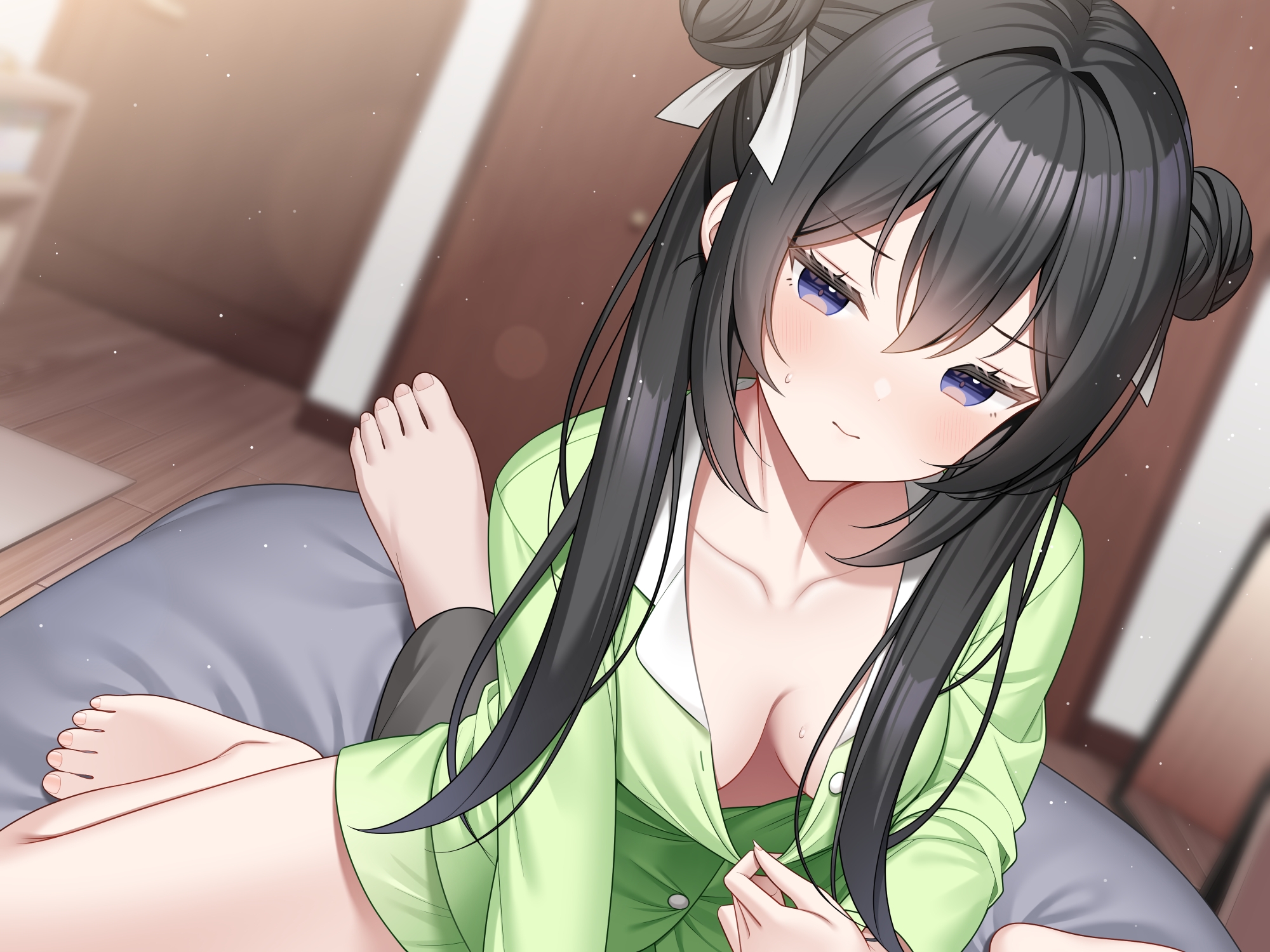 「させて」と誘惑してくる姉を鉄の意志で退けよ！ ～エッチな姉に負けずに眠れ！～【全編ささやき&耳舐め特化】 画像2