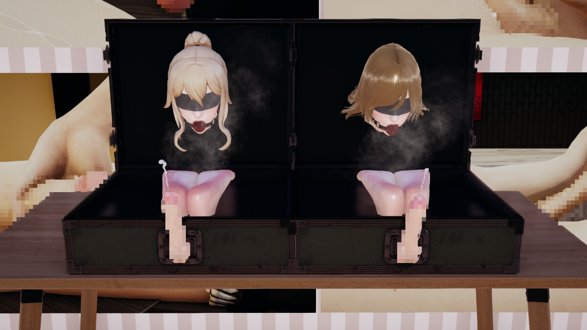 「〇神」ジ〇・グンヒルド&リサの足箱搾〇 まとめ(全3話) 画像5