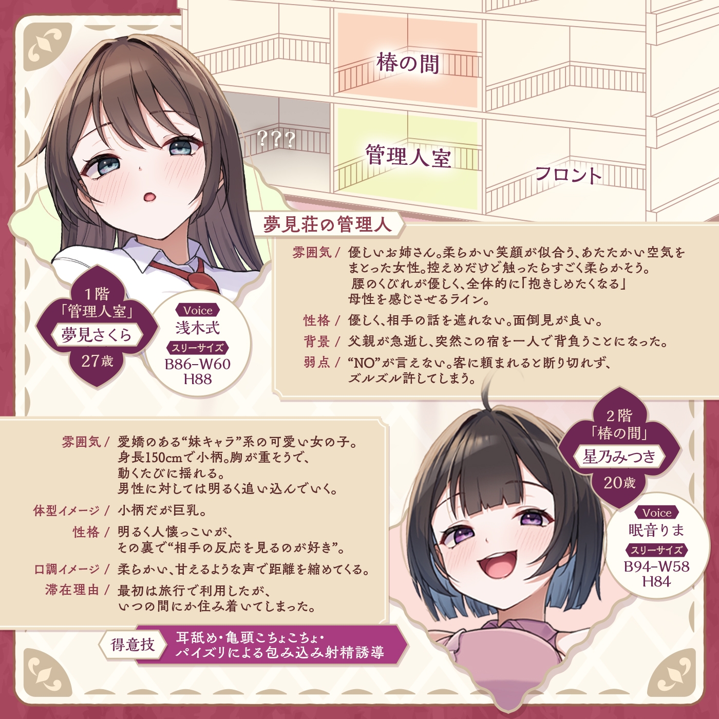 【鍵クエスト】音声で手コキ「夢見荘と3本の鍵」〜三人の宿泊者から鍵を回収せよ〜【射精したら負け！射精我慢オナサポゲーム】 画像5