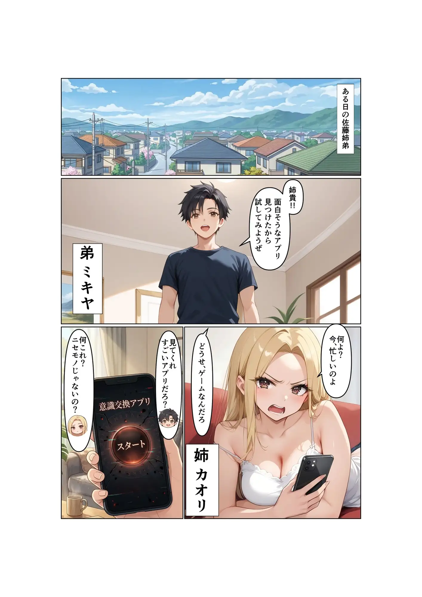 姉弟交換！！双子の弟は姉のカラダで女の快楽を知る [ベルロッド電子出版] | DLsite - R18