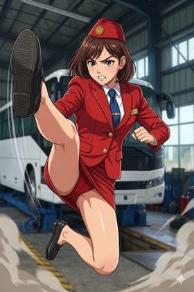 ミニスカ刑事(デカ)外伝:潜入！死の観光ルートを追え ―制服チェンジ・ミッション・ミニスカバスガイド偏―