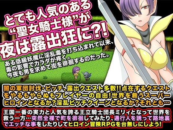 【スマホ版】可憐なる聖女騎士様が露出したりで冒険させないRPG 画像1
