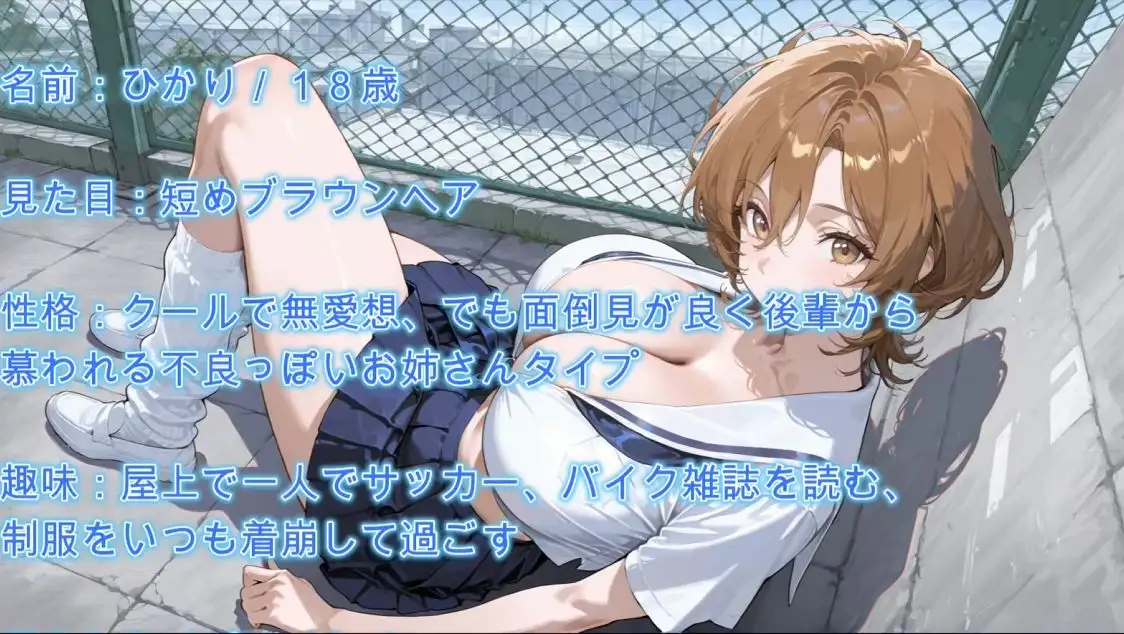【120FPS】ボーイッシュでクールな爆乳JKをハメまくりメス堕ちセックス サンプル画像 4