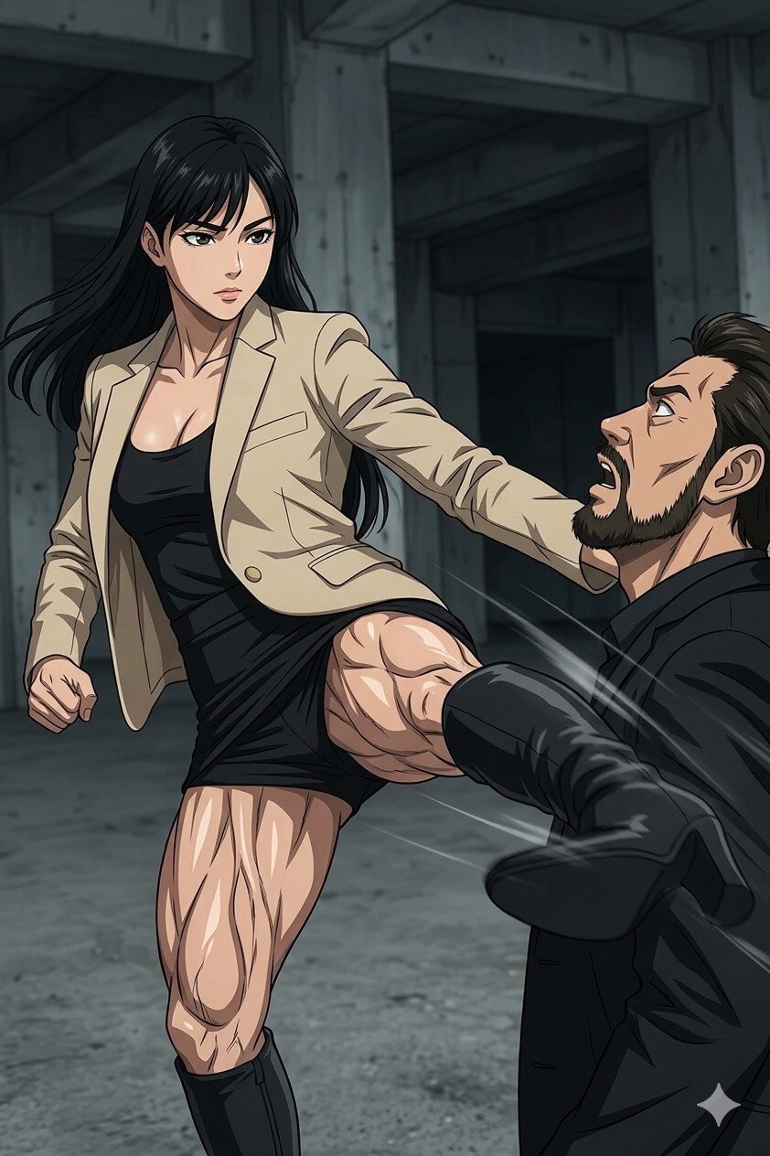 195cmの最終砦(ラストリゾート):太もも70cmの処女刑事が国家の闇を蹴り砕く 2ページ