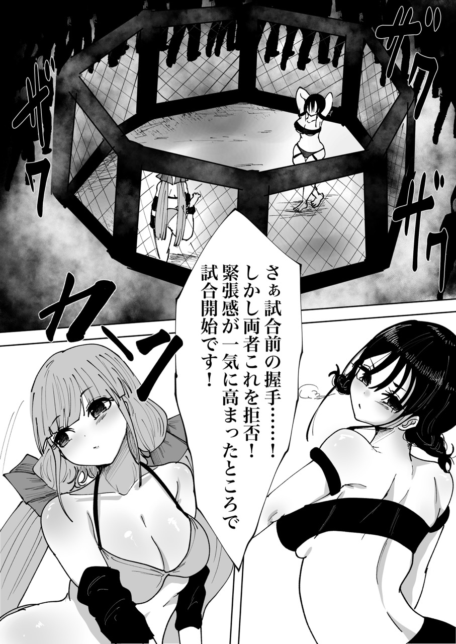 胸VS太腿時間無制限金網デスマッチ_2