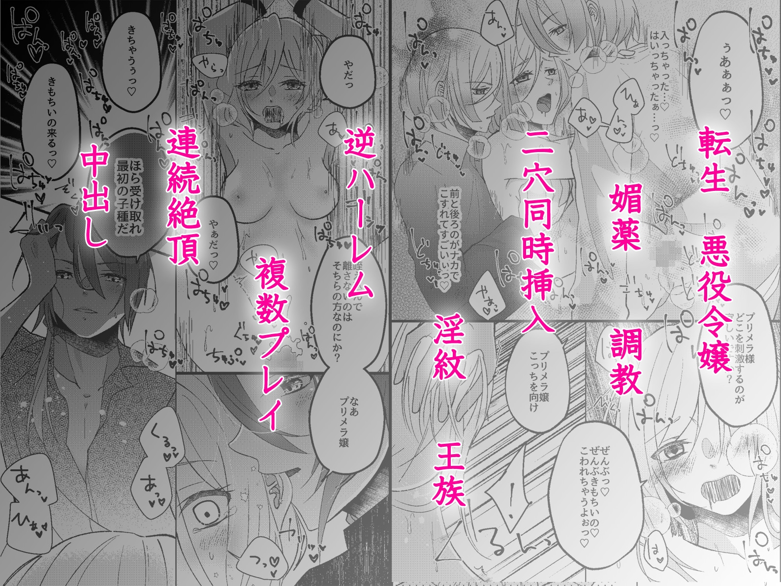 転生悪役令嬢の淫らな断罪～第二王子と側近たちに媚薬調教される逆ハーレム～ 画像7