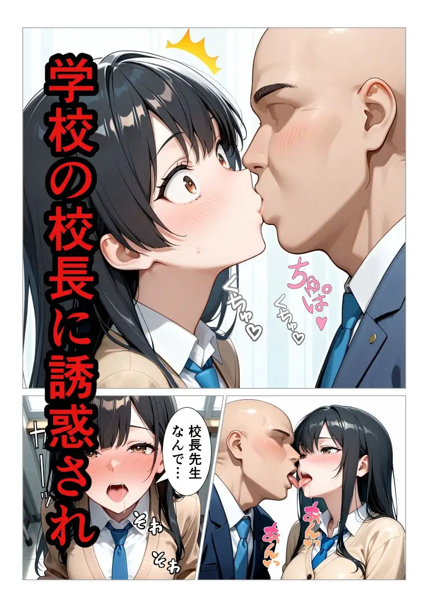 特待生の美少女女子校生が悪徳校長にメス堕ち サンプル画像 2