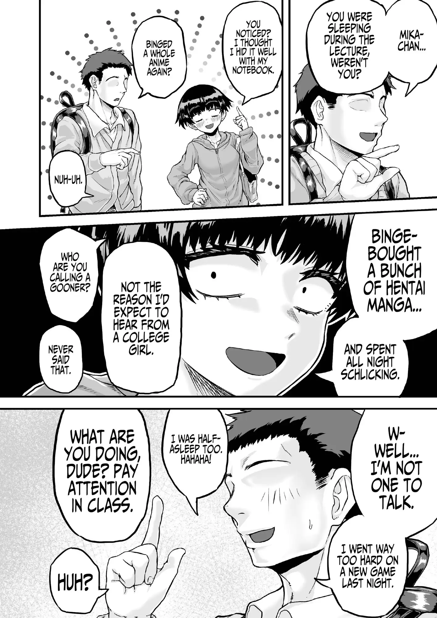 【英語版】風呂に入って来なかったモブ顔カノジョと汗だくセックスする話 preview