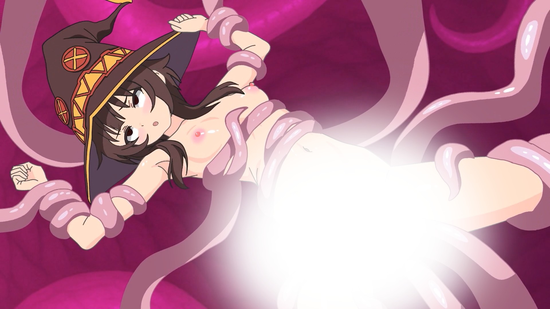 【Live2Dアニメ】触手モンスターに拘束されためぐみんはめちゃくちゃにされる 画像8