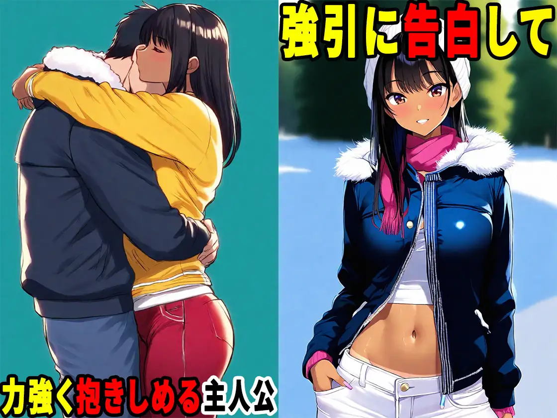 スキー旅行で黒髪ギャルと出会ったので、生ハメセックスしまくった話 サンプル画像 6