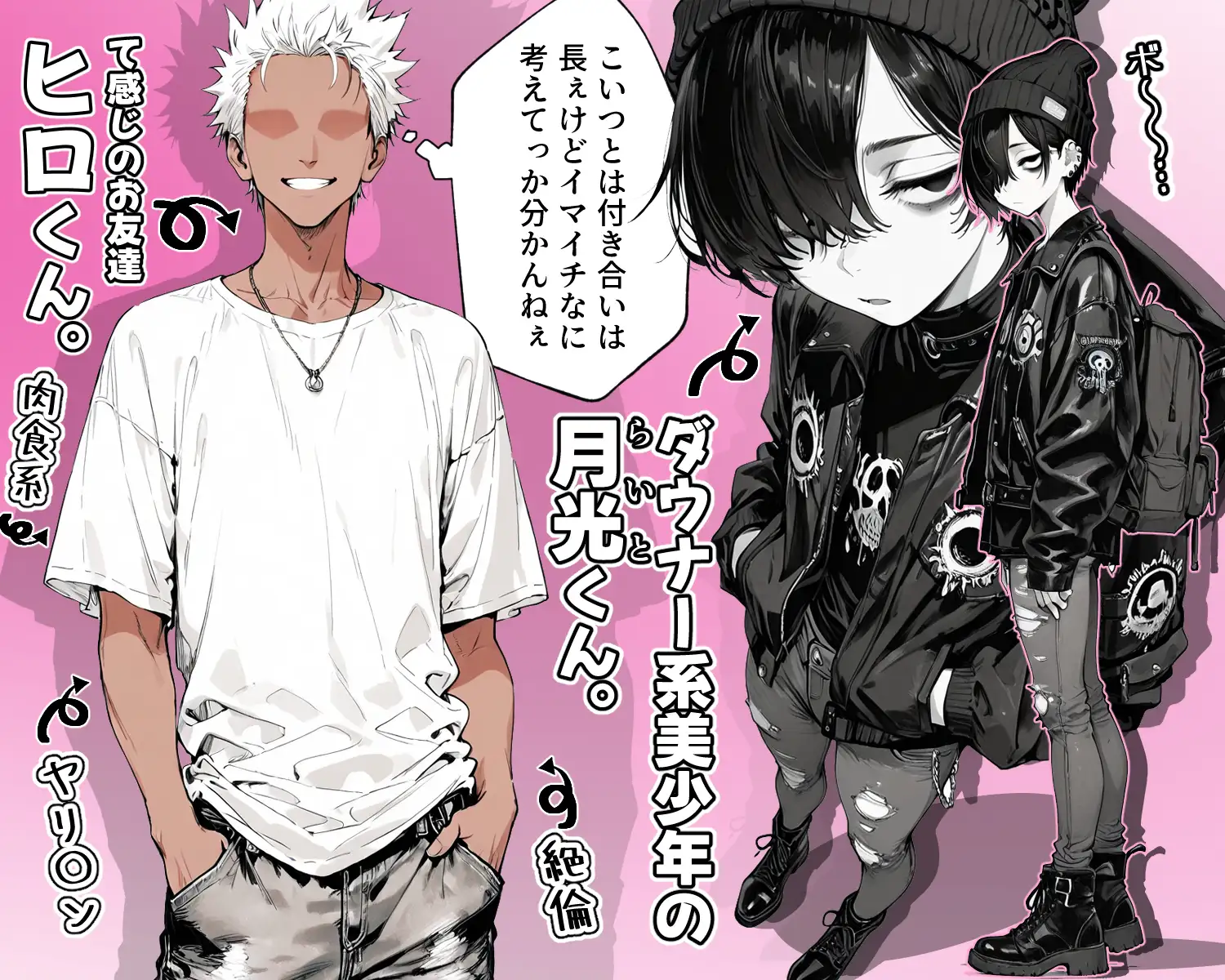 ダウナー系美少年と腐れ縁で行きずりSEX [へんまに。] | DLsite - R18