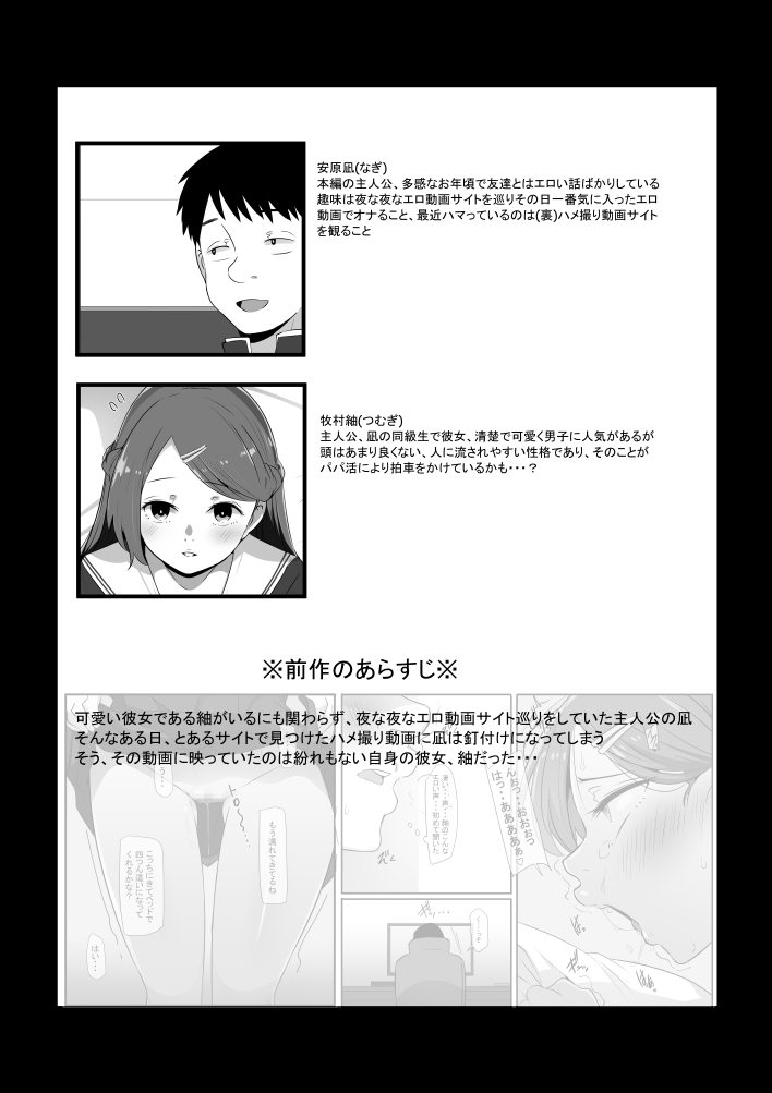 画面越しの彼女-貧乳彼女のパパ活流出動画file02- 画像1