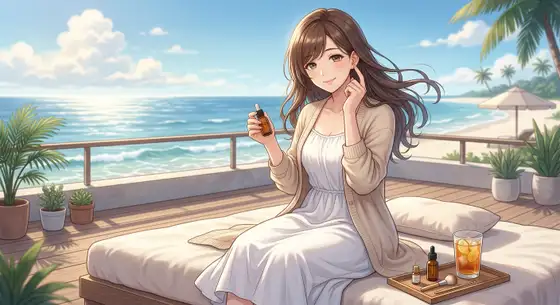 【中文音声】海风、夏日与温柔乡:来自专属姐姐的精油SPA与耳部ASMR