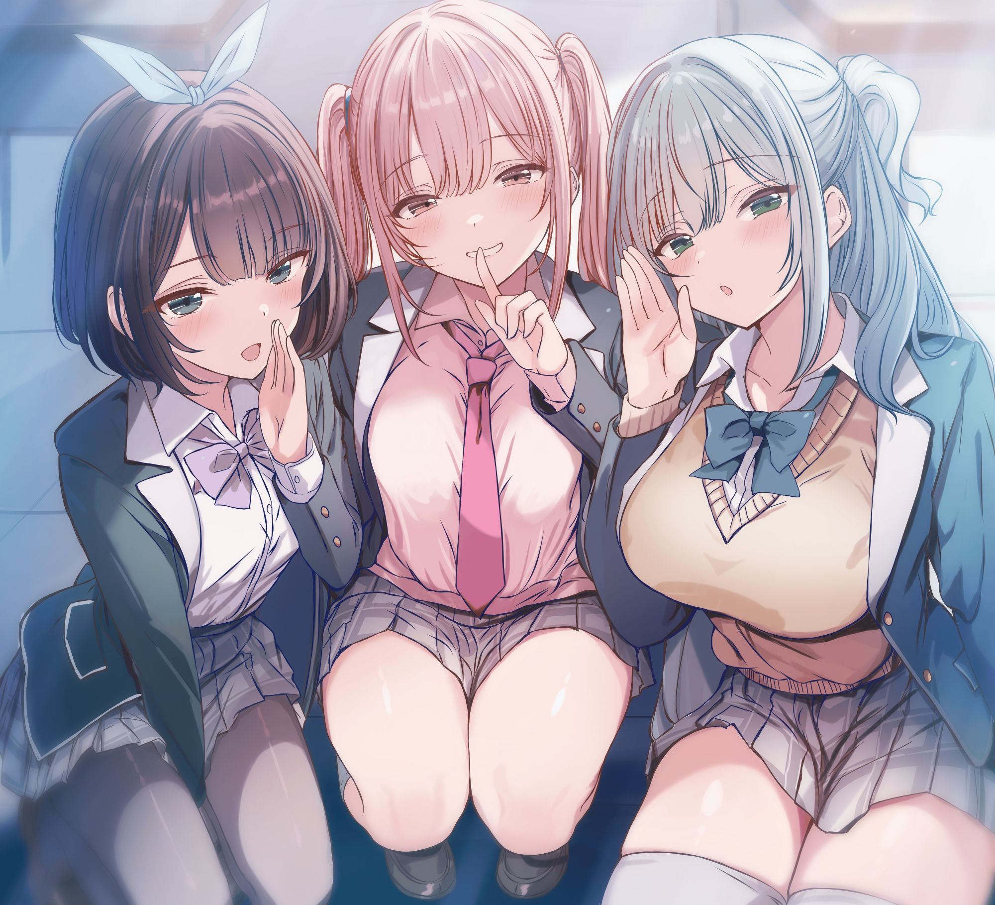 【CV:にゃろめにあ、佐倉いすみ、犬塚いちご】ラブコメしないと出られない部屋 ~3人の美少女たちが俺を好きだとわかって甘々修羅場すぎる~【通常版】【KU100】 画像1