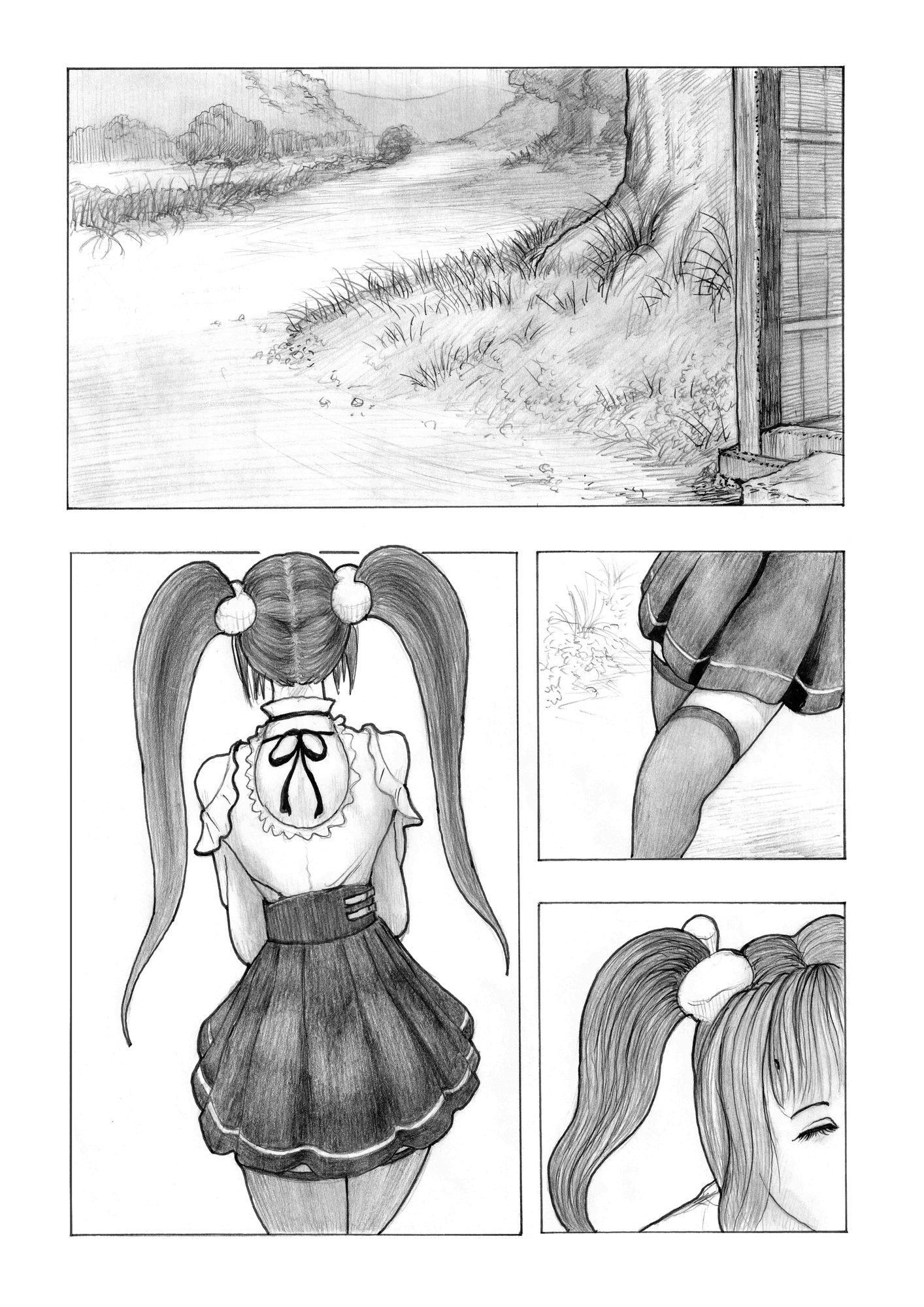 嵐のバス停でゴスロリ娘の初エッチ！シタチチ～女の目覚め～第三話 画像1