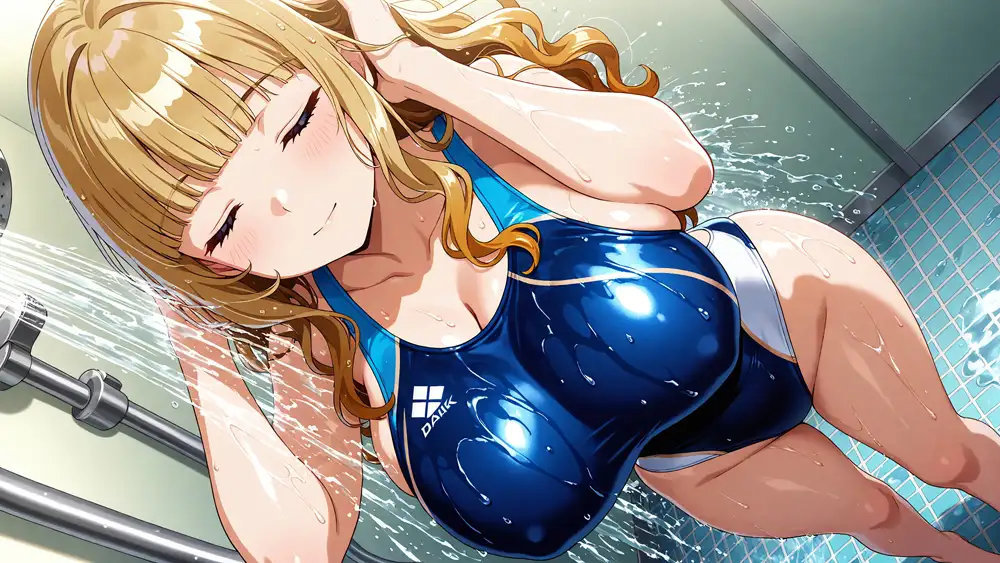 【4K】爆乳ツインカラー水泳部が合宿で媚薬漬け！指導者と濡れ交尾 サンプル画像 7