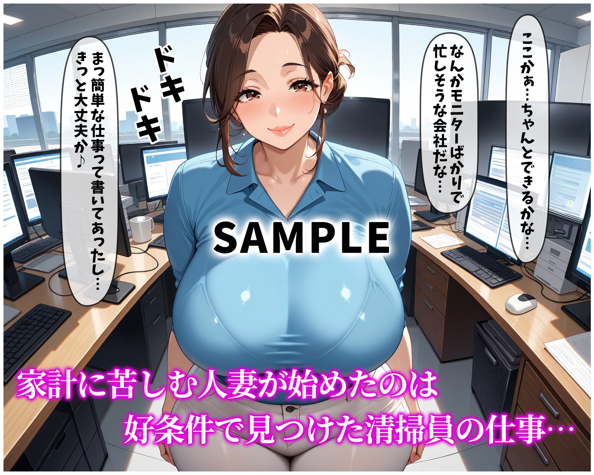 【おはぎ】最初はただの仕事は気づけば変えられない日常へと変わる『寝取られた爆乳巨尻妻ゆな―社長のデカチンに抗えなくなりました―』1