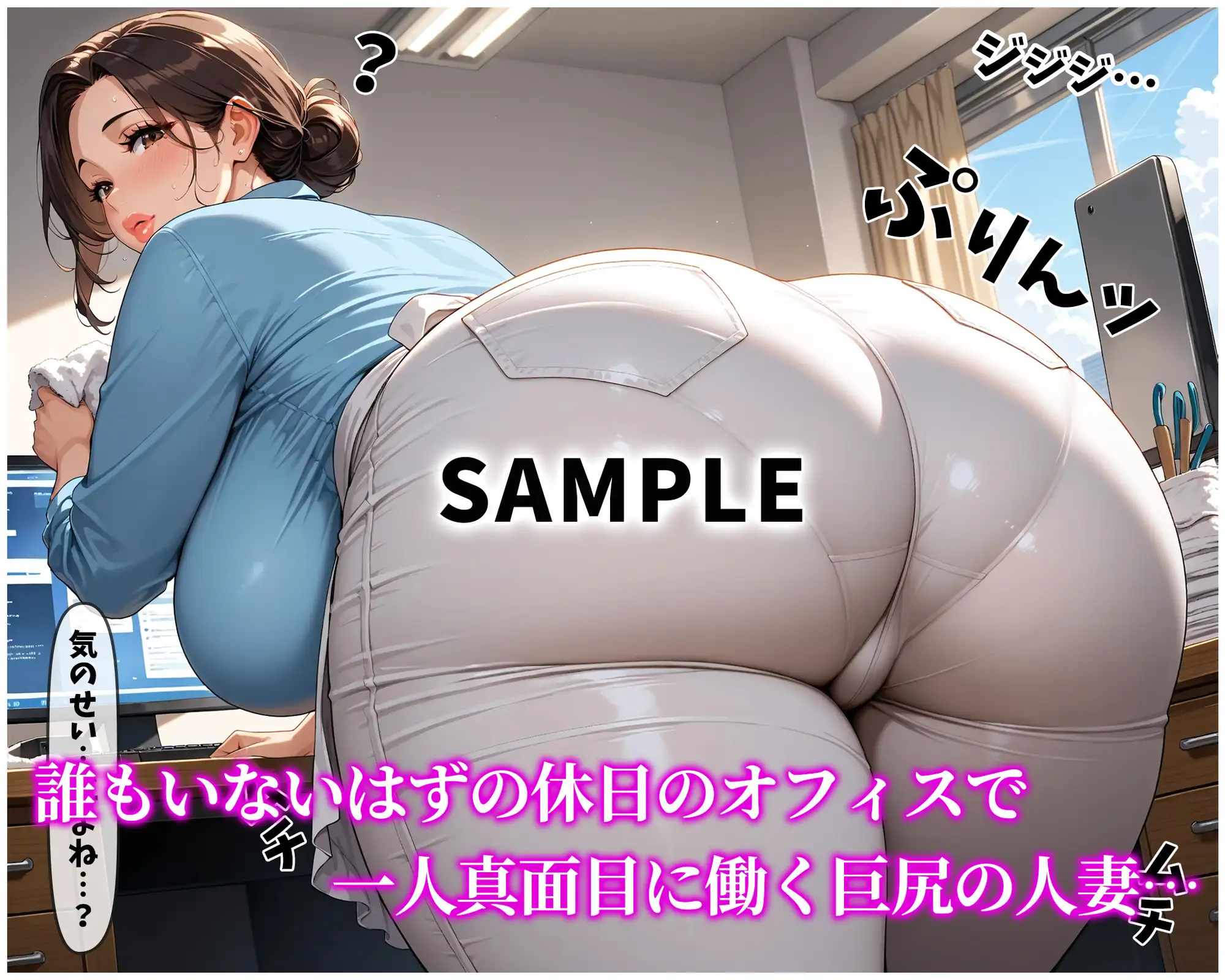 寝取られた爆乳巨尻妻ゆな―社長のデカチンに抗えなくなりました― サンプル画像 2