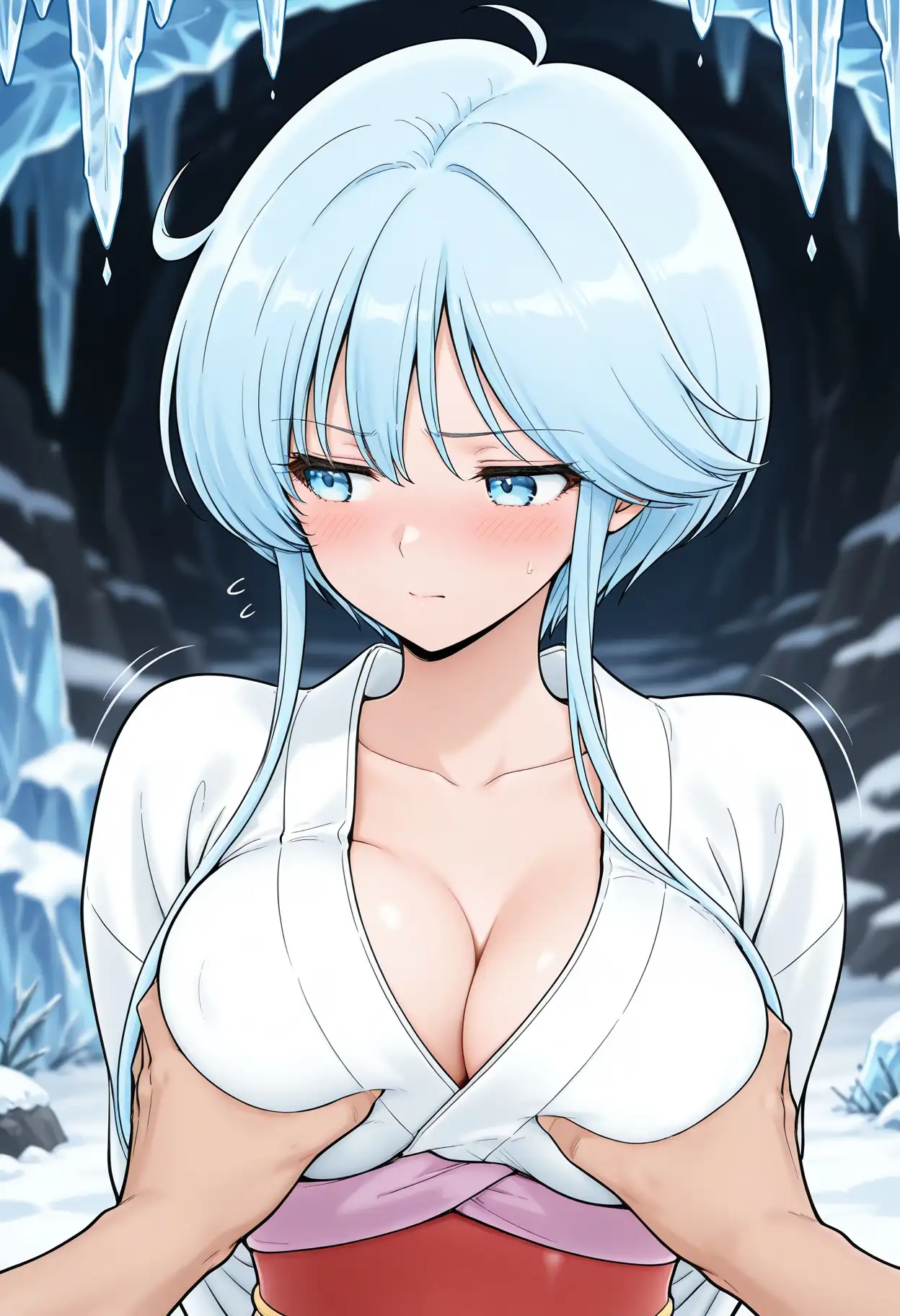 50人の女の子の胸揉み サンプル画像 3