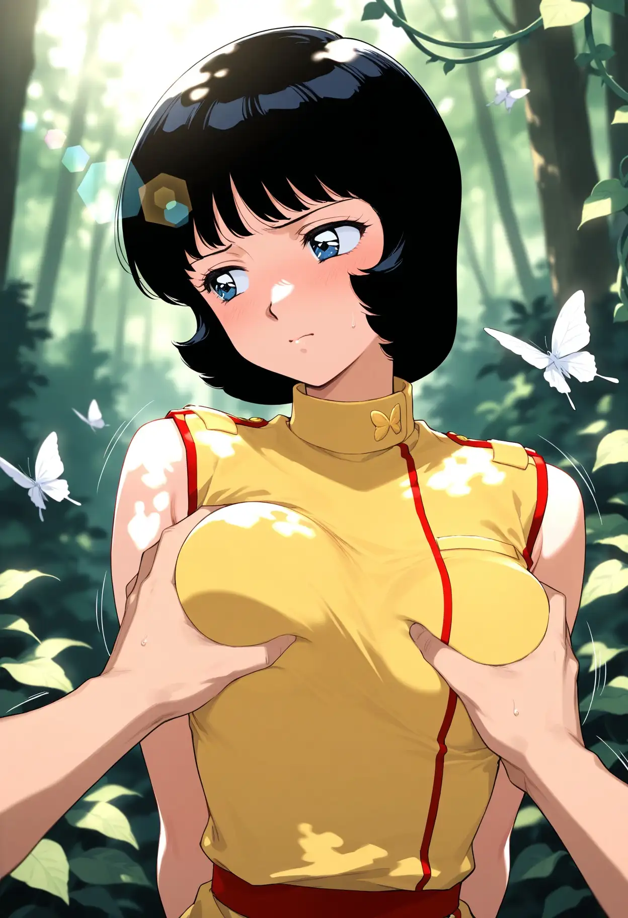 50人の女の子の胸揉み サンプル画像 5