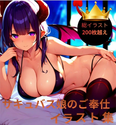 サキュバス娘のご奉仕イラスト集