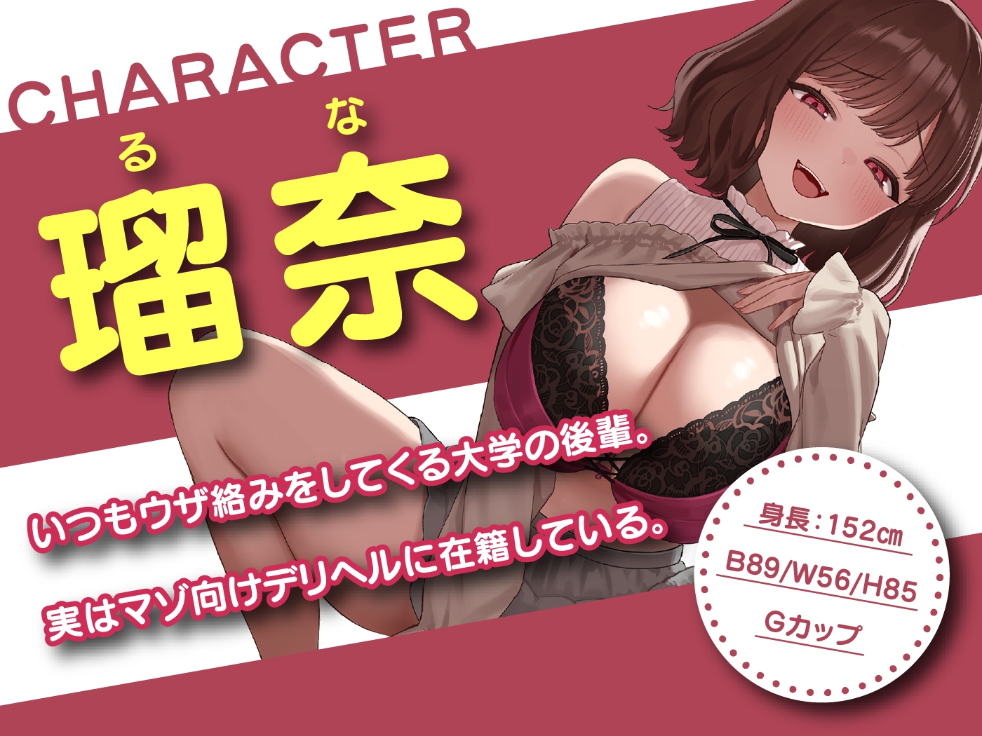 【6/26まで10%OFF】先輩、もしかしてマゾですか♡デリヘル嬢な後輩JDにたっぷり弄ばれる_2